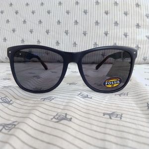 Fossil Men's Sunglasses New NWT Navy Blue